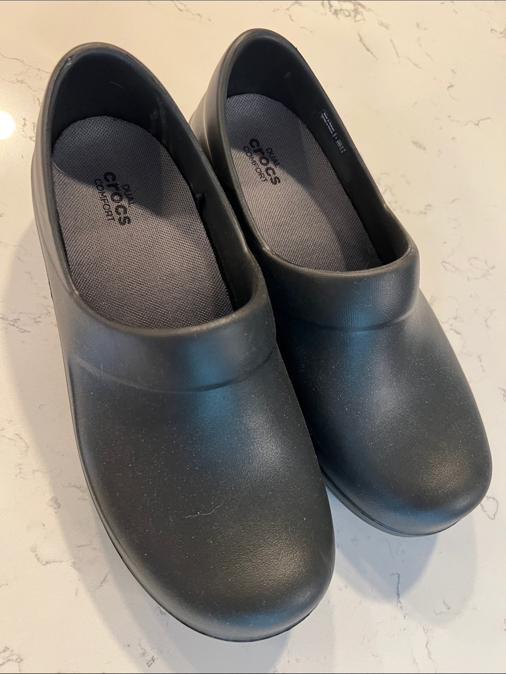 CROCS Black Professional Slip-On Clogs